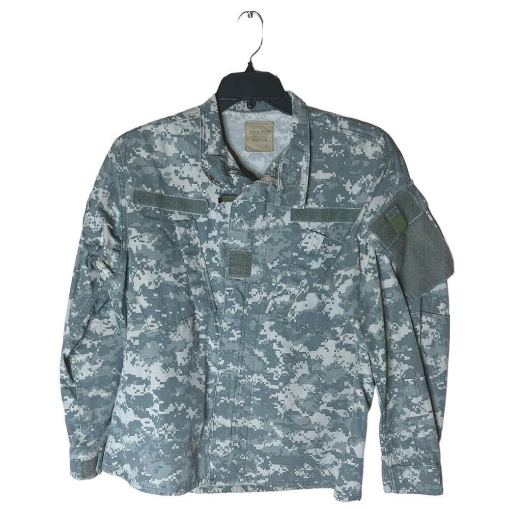 U.S Army Military Combat Coat Official Uniform BDU's Men's Size Medium Short Top
